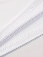 Trendy Fashion, Women'S Round Neck Short Sleeves, Casual And Comfortable, Women'S Spring And Summer Clothing - White