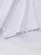Men's Short-sleeve T-shirt with UAE Printed Logo and Double-sleeve Prints. The Most Popular Choice. Men's Casual T-shirt, Novelty Print T-shirt, Lightweight Crew Neck Short Sleeves, Suitable for Summer, Plus Sizes Available - White