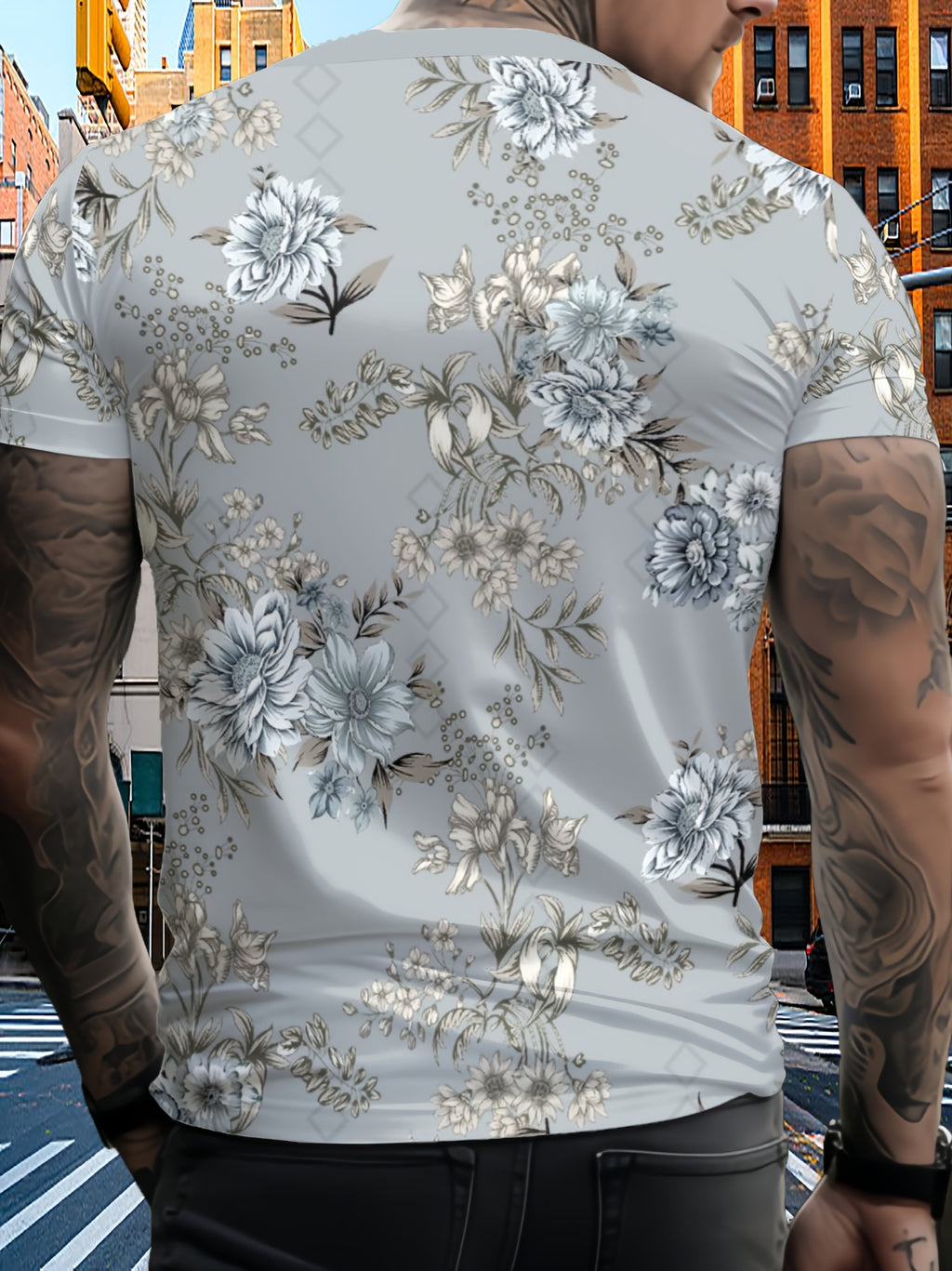Spring/Autumn 2026 New Arrival, Men'S Casual Short Sleeve T-Shirt, Lightweight And Durable, Wear-Resistant Design, Trendy Style, Urban Trendy Casual Top, Blending Sports Casual And Street Fashion, Summer Essential, Street Trendy Design - Mixed colors