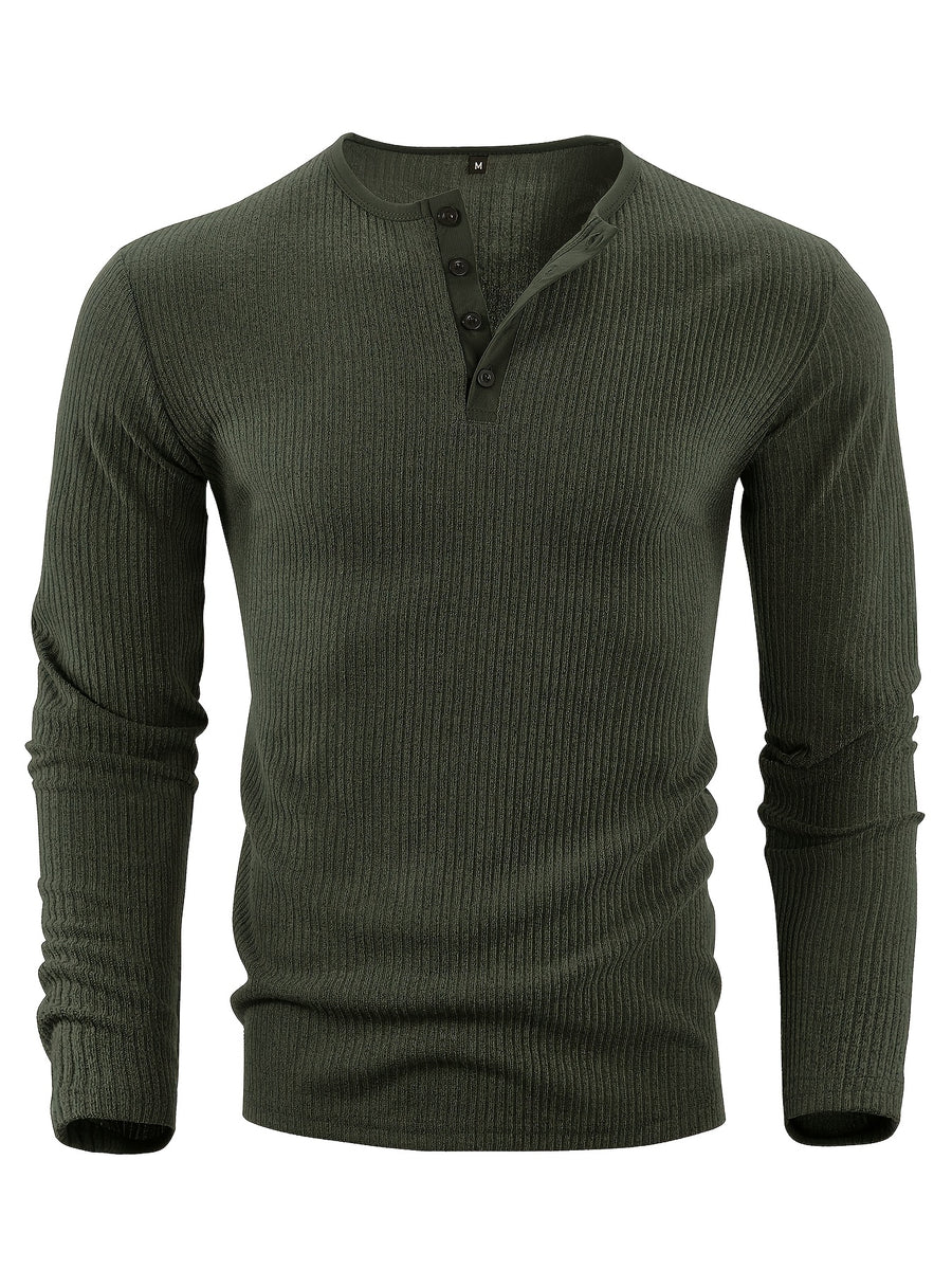 3pcs Set of New Autumn Knit Tops - Army Green + White+Navy Blue