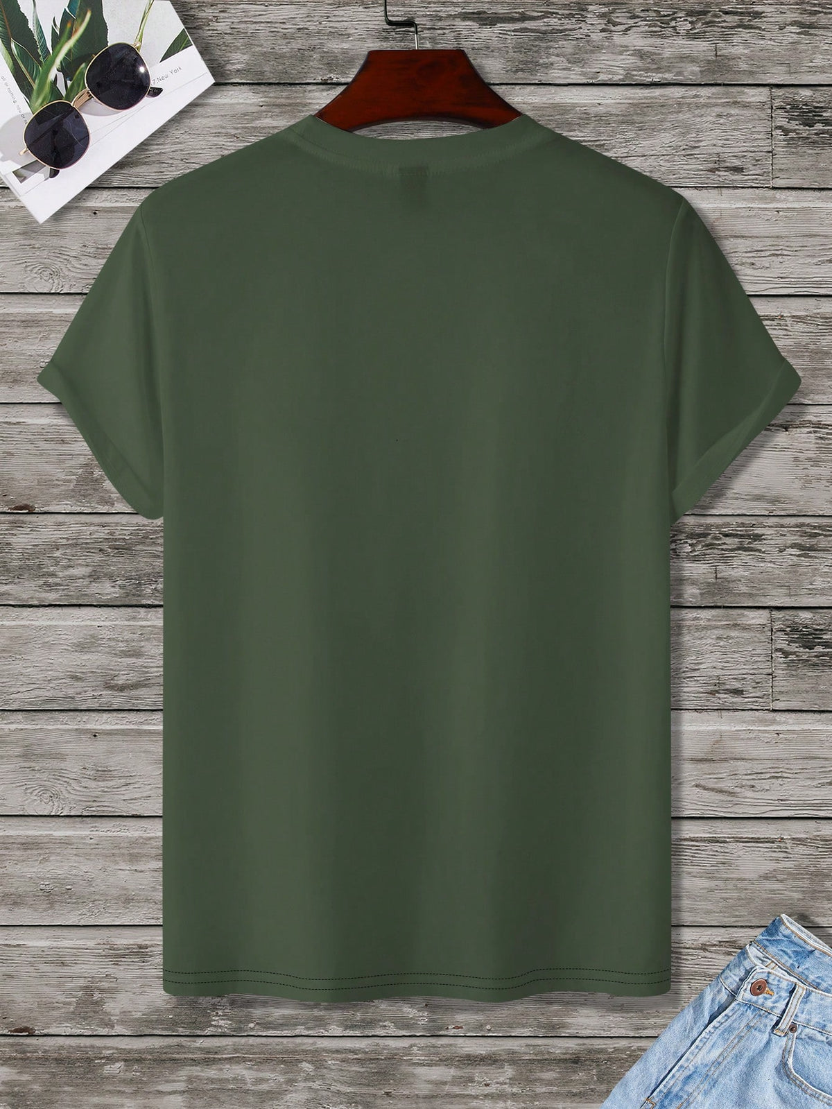 Men'S Short-Sleeve Top with a Three-Color Patchwork Design, Featuring a Logo. Manufactured by a Factory for All Seasons, This Comfortable And High-Quality Casual Sportswear Is Tailored for Men - Mix color 5