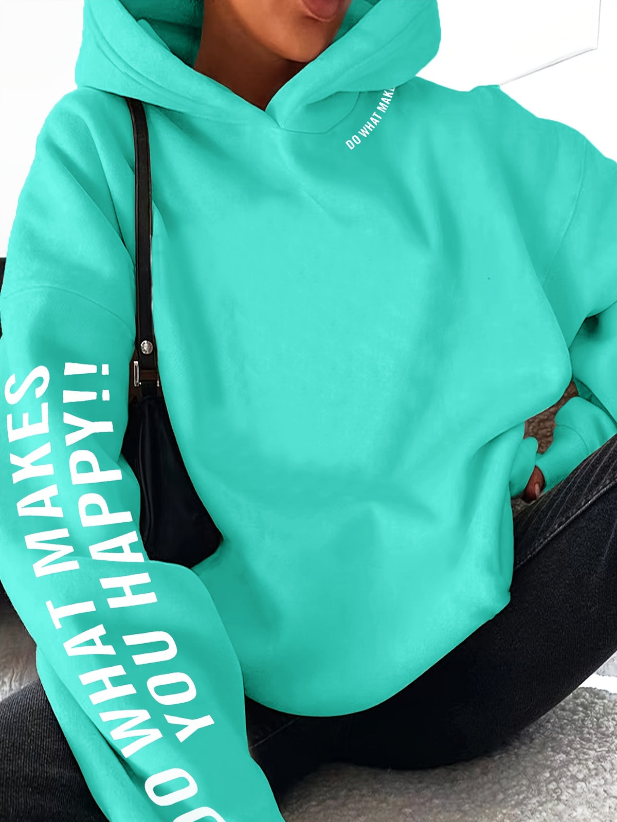 Women'S Fashion Hoodie A6822-1 - Mineral Green