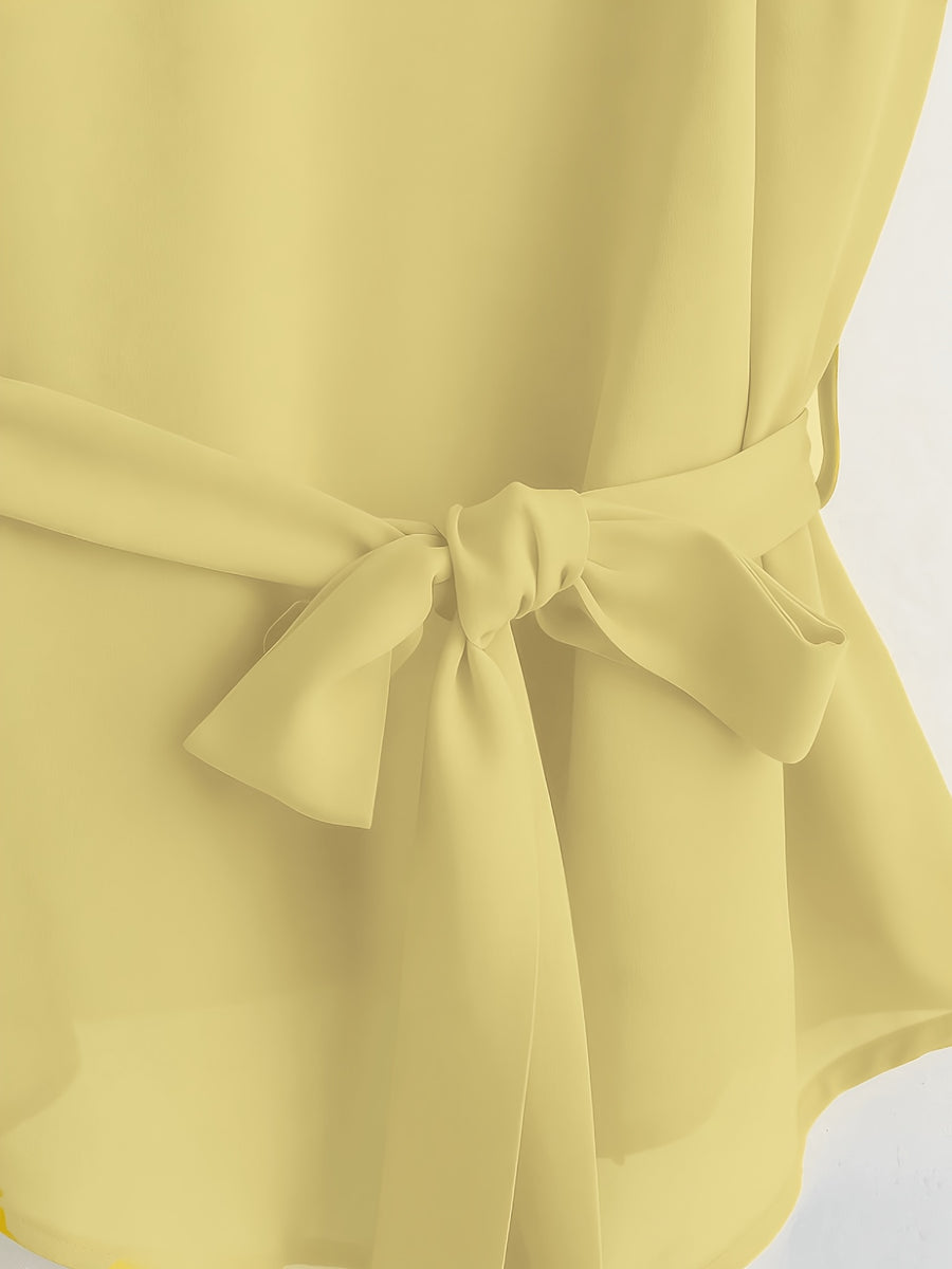 New Style Women's Strappy Camisole Vest, Versatile Summer Body-Conforming Base Layer, Elegant Ladies' Inner Top - 【Light Yellow】