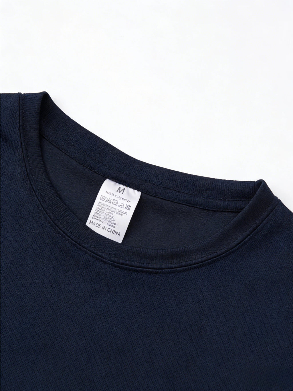 Adult T-Shirt Superman Logo Print Design Men'S Daily Casual Short Sleeve - Navy Color