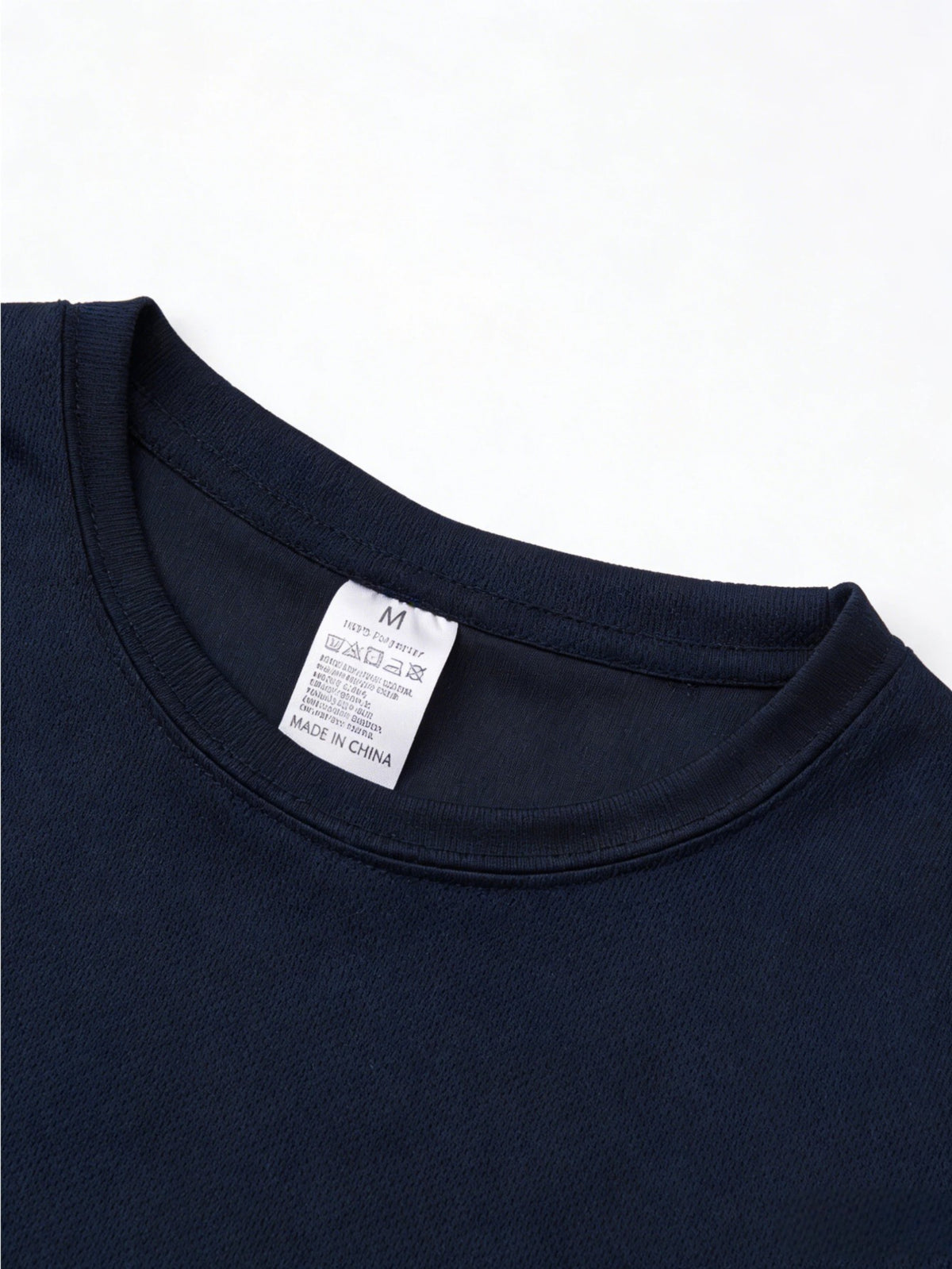 Adult T-Shirt Superman Logo Print Design Men'S Daily Casual Short Sleeve - Navy Color