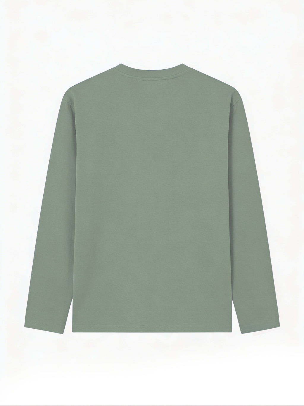 Women'S Fashion Casual Round Neck Long Sleeve T-Shirt, 100% with Lettered Stripe Pattern, Stylish Easy Comfortable Loose Fit - Green
