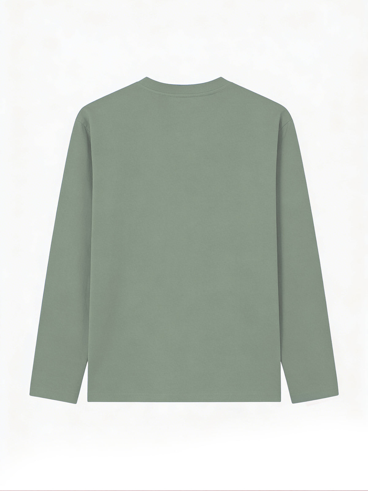Women'S Fashion Casual Round Neck Long Sleeve T-Shirt, 100% with Lettered Stripe Pattern, Stylish Easy Comfortable Loose Fit - Green