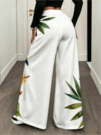 Women'S Fashion Trousers, Colorful Parrot Tropical Print, Multiple Sizes Available, Comfortable Fit, Suitable for Daily Wear & Vacation, Stylish And Unique Design - Mixed colors