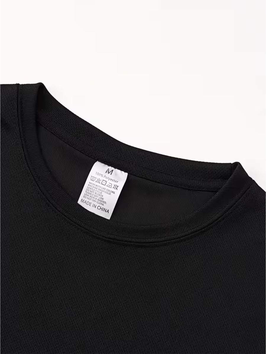 2026 Men's Fashion T-shirt, Featuring Los Angeles Trend Patterns and Prints. Lightweight and Breathable, It Is a Must-have for Daily Casual Wear. Suitable for Both Indoor and Outdoor Outfits. Essential for Trendy Men. - Black