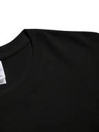 Y2K Wing Print Graphic T-Shirt for Men & Women - Oversized Relaxed Fit Short Sleeve Top with Applique, Breathable Summer Casual Shirt, Machine Washable, Unisex Clothing, Drop Shoulder Design, Stretchy Fabric, Durable Applique - Black