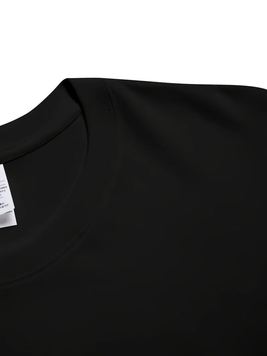 Y2K Wing Print Graphic T-Shirt for Men & Women - Oversized Relaxed Fit Short Sleeve Top with Applique, Breathable Summer Casual Shirt, Machine Washable, Unisex Clothing, Drop Shoulder Design, Stretchy Fabric, Durable Applique - Black