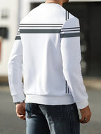 Round Neck Sweatshirt Trendy Brand Hot Style Men'S Long Sleeve 2026 Autumn Winter Men'S Round Neck Sweatshirt - Mixed colors