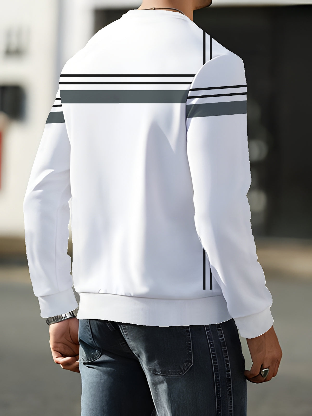 Round Neck Sweatshirt Trendy Brand Hot Style Men'S Long Sleeve 2026 Autumn Winter Men'S Round Neck Sweatshirt - Mixed colors