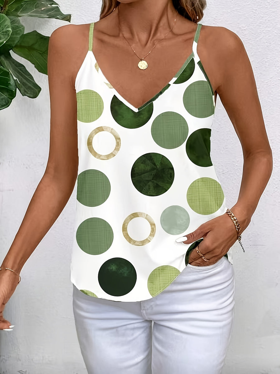Women'S Camisole Business Casual Female Teacher, Outing Top, Basic Vest, Spaghetti Strap - Multicolor