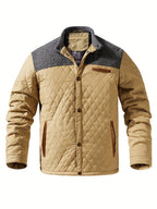 Men'S Winter Warmth Casual Jacket - ginger-colored