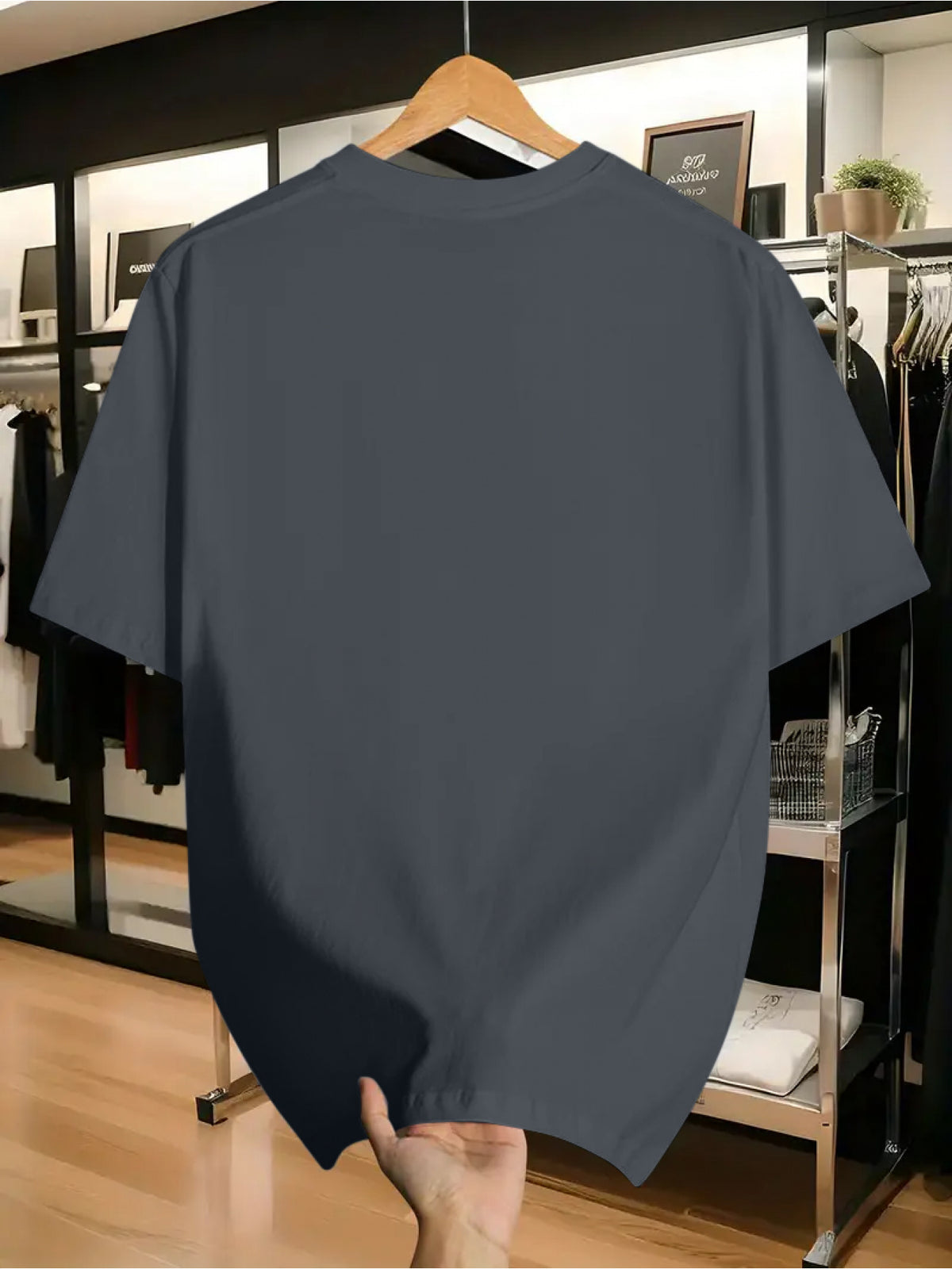 100% Cotton. Men's Short-sleeve T-shirt. Fashionable Tree Pattern, Summer Short-sleeve Casual Men's Fashion. Versatile Base Layer. Suitable for Outdoor Casual Wear - Dark Gray
