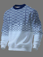 Men's Crew Neck Long Sleeve Sweatshirt for Spring and Autumn Fashion - Mixed colors