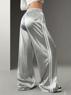 (ZJ0910008) Women's Fashion Casual Long Pants - Grey