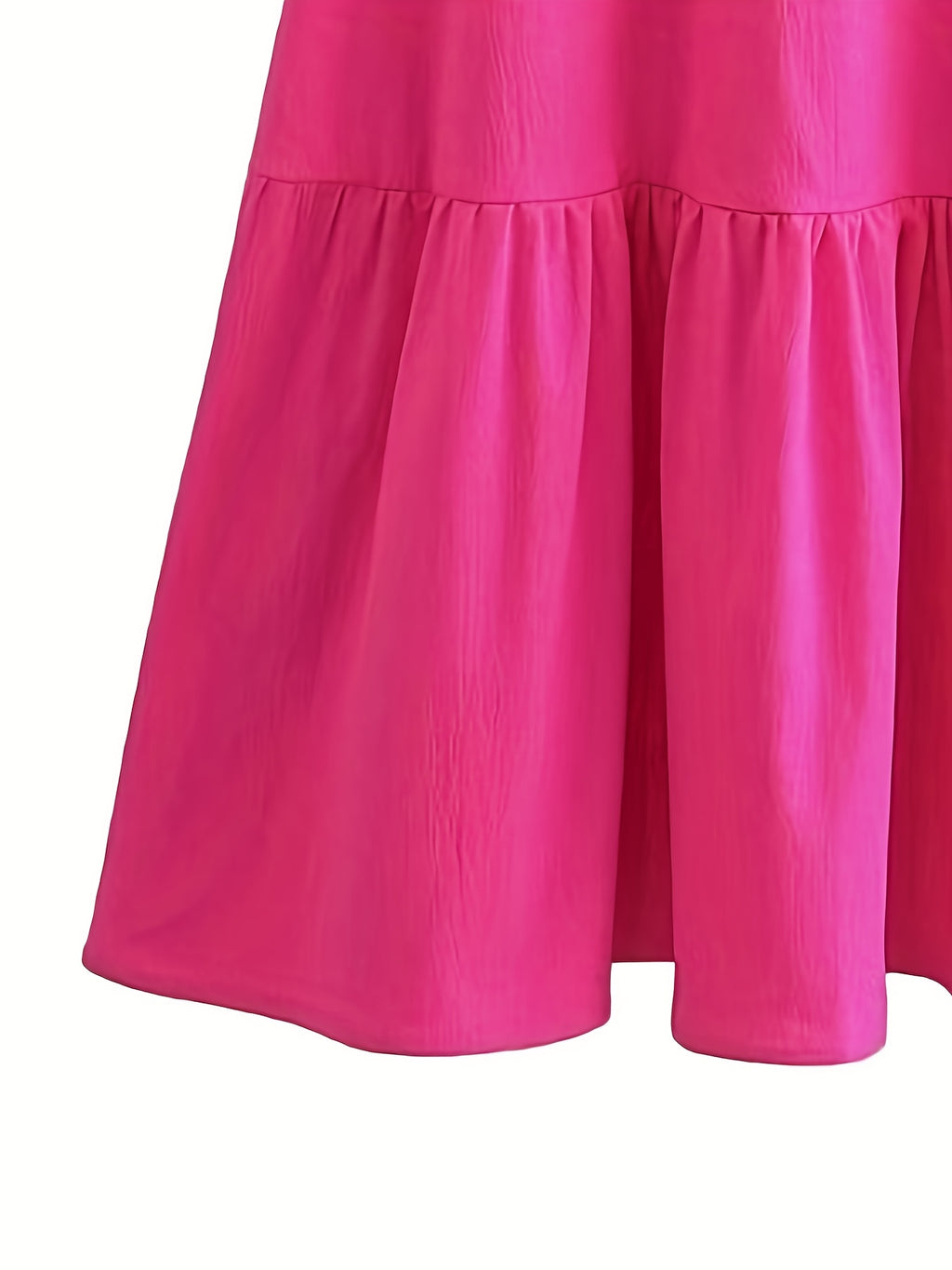 Casual Dress - Rose Red
