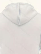 Men'S Basic NY Uppercase Letter Print Cargo Hooded Zipper Cardigan Casual Jacket - White