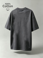 New Summer Cartoon Men's Casual Sport Fitness Pure Cotton Short-Sleeve Shirt, Moisture-Wicking and Sweat-Absorbing, Comfortable for Casual Streetwear and Outdoor Sports Fitness - Grey