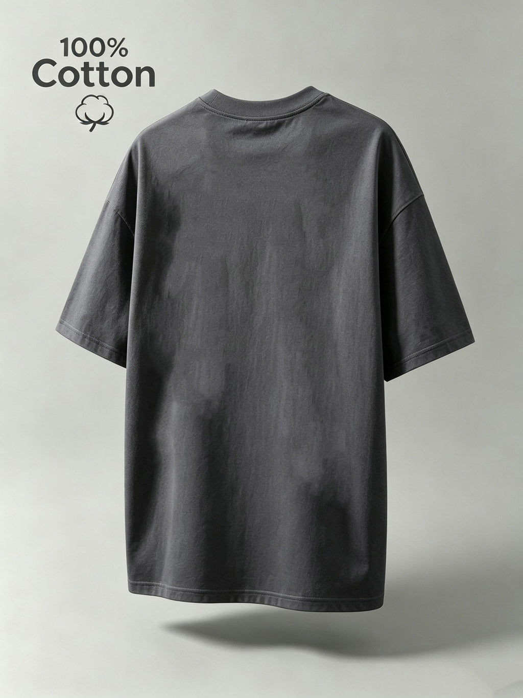 New Summer Cartoon Men's Casual Sport Fitness Pure Cotton Short-Sleeve Shirt, Moisture-Wicking and Sweat-Absorbing, Comfortable for Casual Streetwear and Outdoor Sports Fitness - Grey
