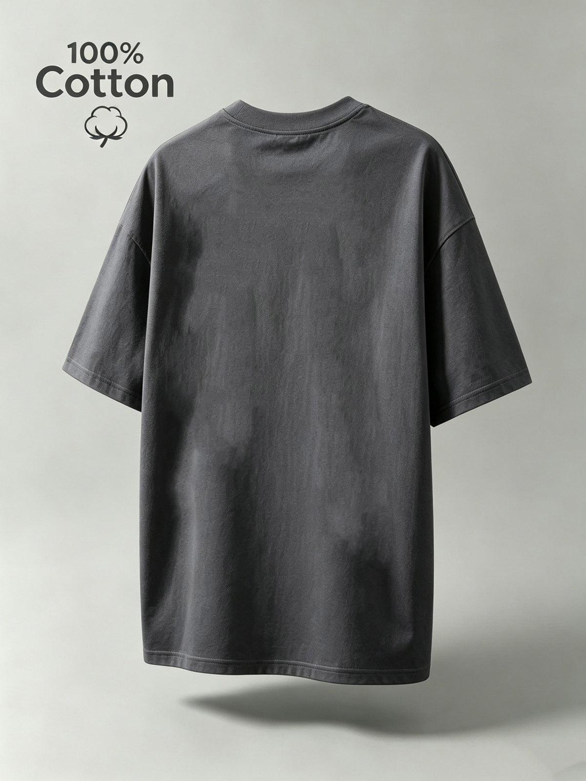 New Summer Cartoon Men's Casual Sport Fitness Pure Cotton Short-Sleeve Shirt, Moisture-Wicking and Sweat-Absorbing, Comfortable for Casual Streetwear and Outdoor Sports Fitness - Grey