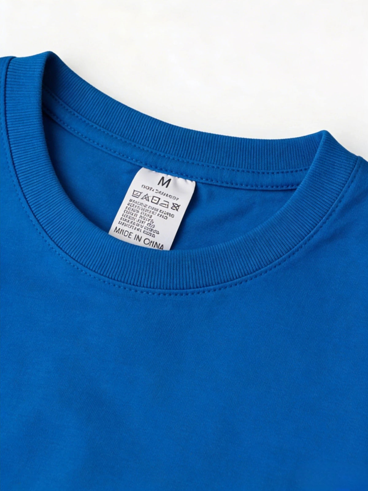 Adult T-Shirt Superman Logo Print Design Men'S Daily Casual Short Sleeve - Blue