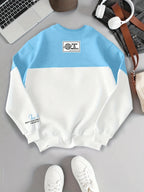 Printed Design – Not Textured, No Embroidery/Sequins, Non-Fabric. This Is a Men's Casual Printed Long-sleeve Sweatshirt - Mixed Color 2