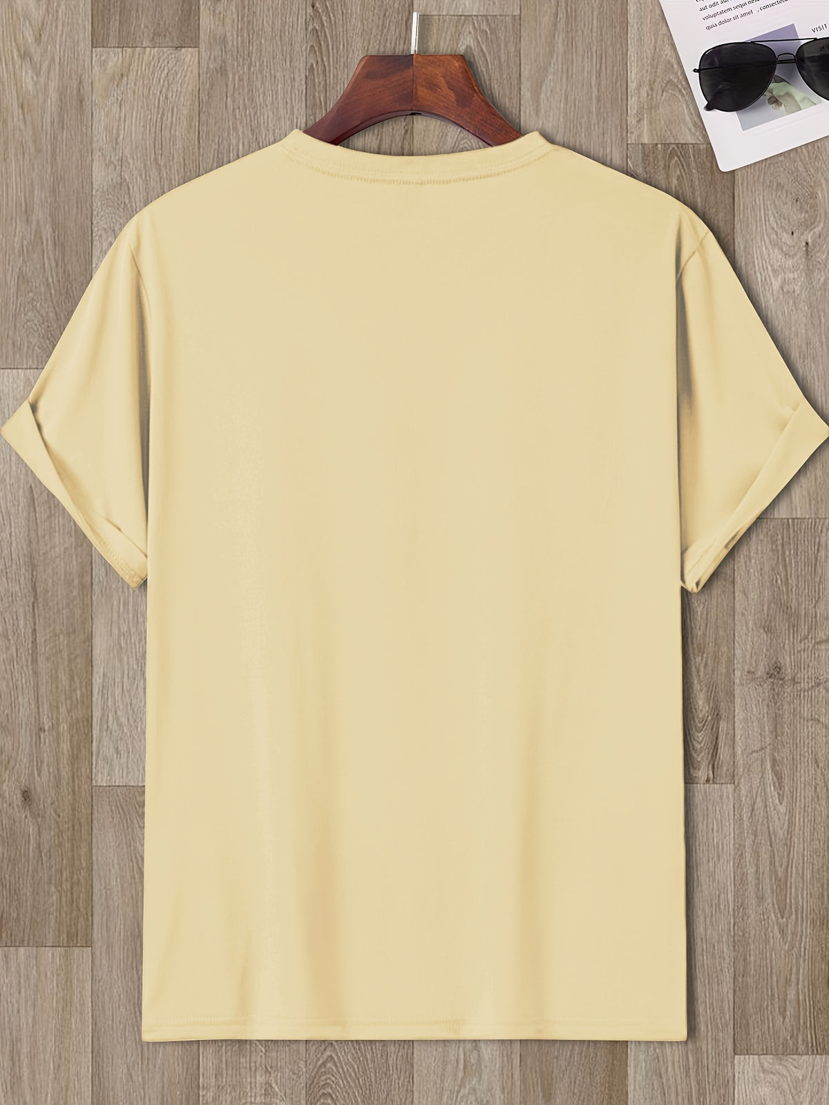 Chicago Speed 93 Fearless Men'S Round Neck T-Shirt -- Lifestyle And Performance Inspired - Apricot