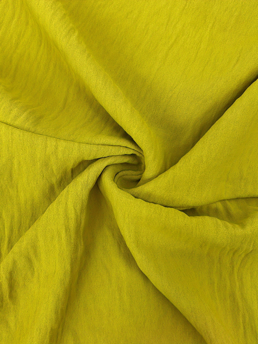 Women's Summer Casual Fashion Party Vacation Simple Solid Color Elegant Versatile Loose Straight Strap Jumpsuit - Yellow-green