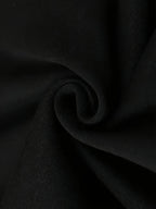 Retro Fashion Short Sleeve T-Shirt Women'S Summer Short Sleeve T-Shirt Pure Short Sleeve T-Shirt Top Design Sense Unique Loose Top Base Layer #3333 - Black