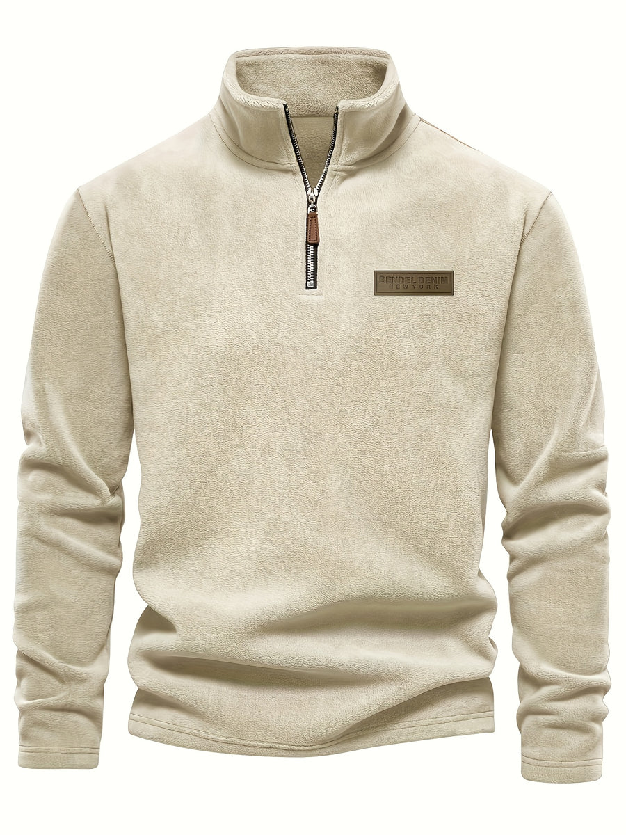 Autumn Winter Ultra-Soft Fleece Top, Excellent Warmth, Effortlessly Creating American Street Trendy Style, New Season - Apricot
