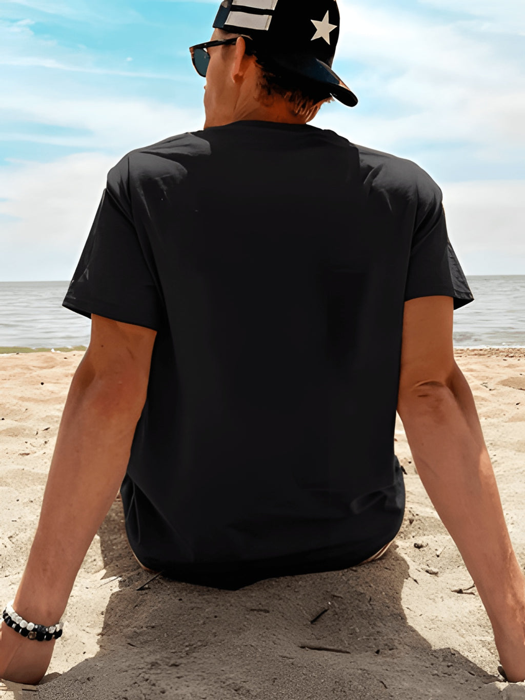 Pixel Art Style Coffee Time Men's Pure Cotton T-Shirt, "CO:FF:EE TIME" Letter Print, Features a Simple Everyday Vibe, Breathable and Skin-Friendly for No Sweaty Feel, High Elasticity with No Deformation, Versatile Crew Neck Fit for a Slimming Look - Black