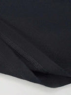 Heavyweight Trendy Brand Print Short Sleeve T-Shirt Men'S Summer New Size Large Versatile Casual Top - Black