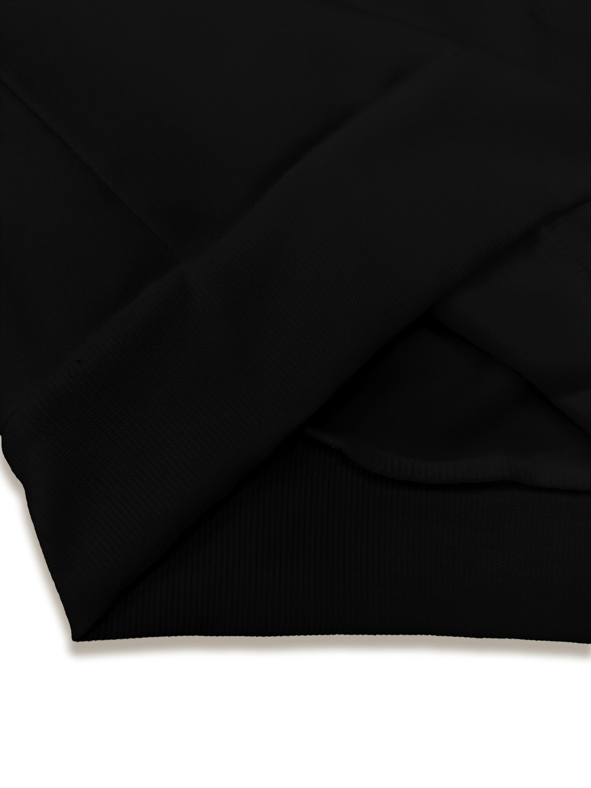 Fashion Spring Autumn Casual Long Sleeve V-Neck Sweatshirt And Pants Two-Piece Set, Casual Long Pants Suit - Black+black