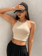 Women'S Sexy Tank Top - Apricot