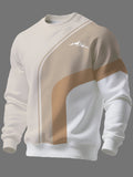 Men's Crew Neck Sweatshirt, New Spring/Autumn Crew Neck Top, Trendy Men's Crew Neck Sweatshirt - Mixed colors