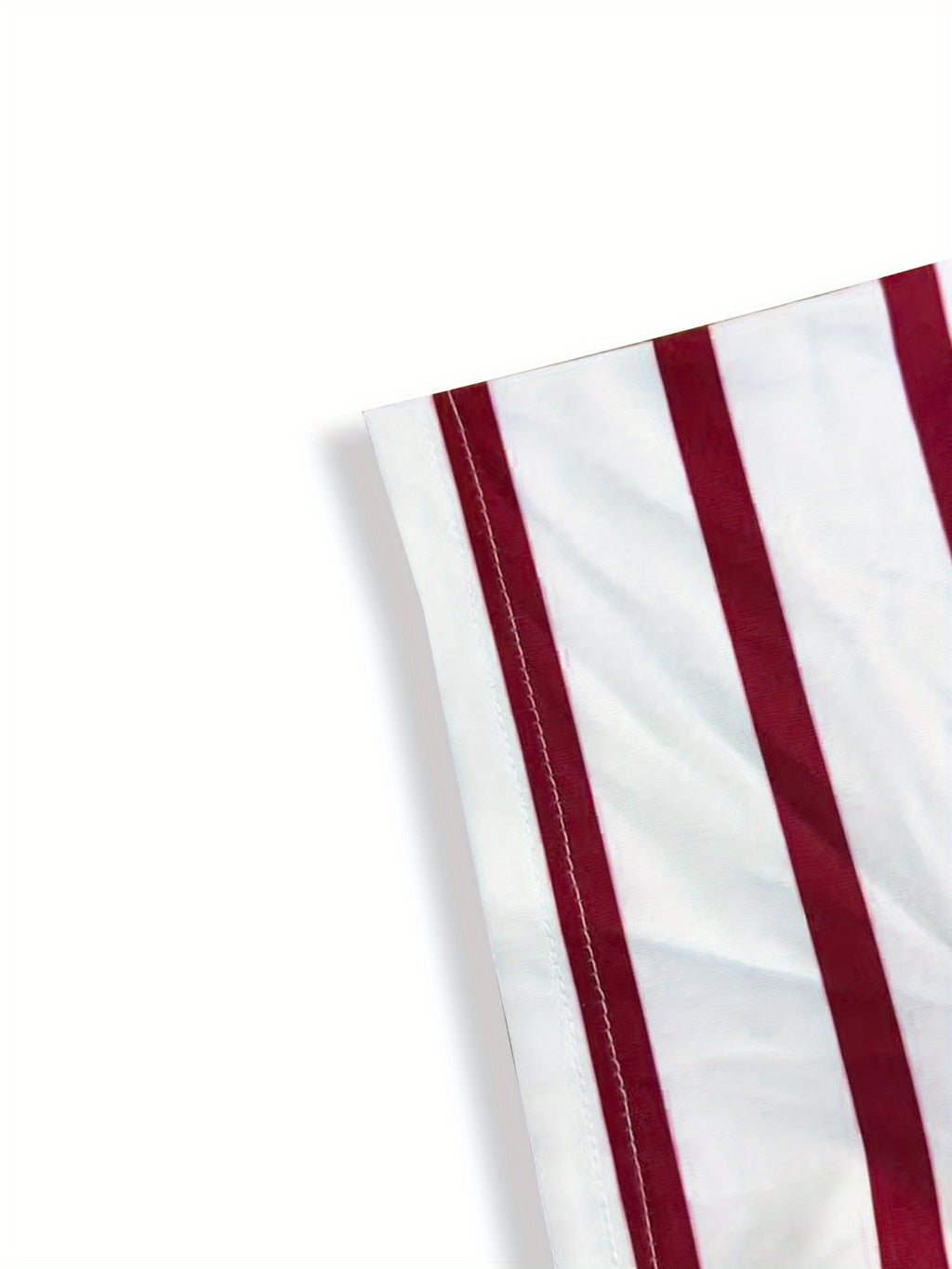 Easy Round Neck Short-Sleeved T-Shirt, Classic White And Red Striped Design, Exudes Casual And Fashionable Atmosphere - Mixed colors