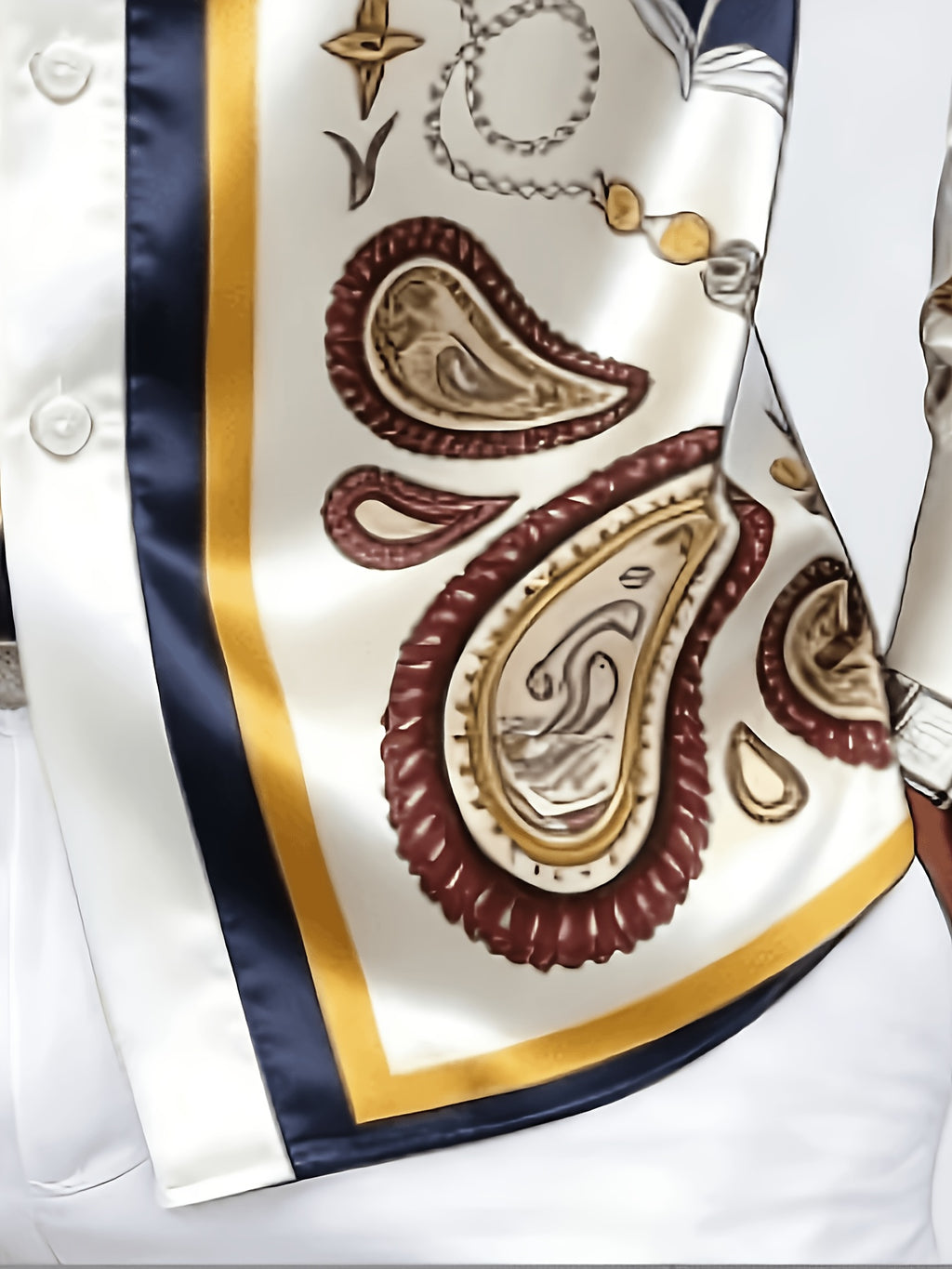 Elegant Formal Men'S Attire, Featuring a Luxurious Shirt And Retro Paisley Pattern Design, Making It a Statement of Fashion, Casual, All Season, Breathable, Button, Regular Fit, Lapel, Short Sleeve, Multicolor - Mixed colors