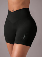 3pcs Set of Women'S New Waist-Cinching Short Shorts, Tummy Control And Butt Lift, Suitable for And - Black+dark gray+navy blue