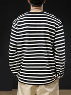 Men'S Round Neck Long Sleeve T-Shirt, Spring/Autumn Casual Trendy Fashion, Suitable for Daily Commute And Outdoor Wear [Printed Design - Not Textured] - Mixed colors