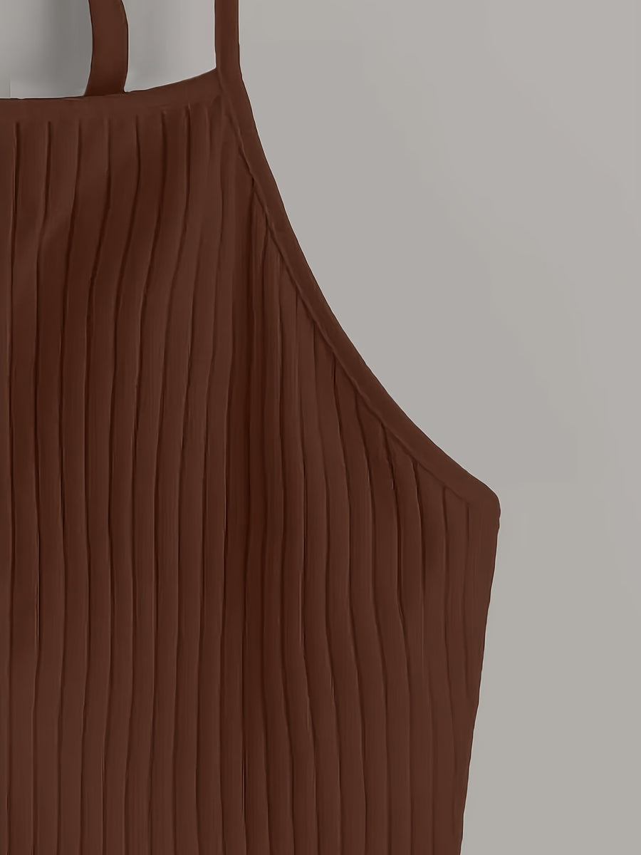 This Is a Strapless Top for Women - Coffee Brown