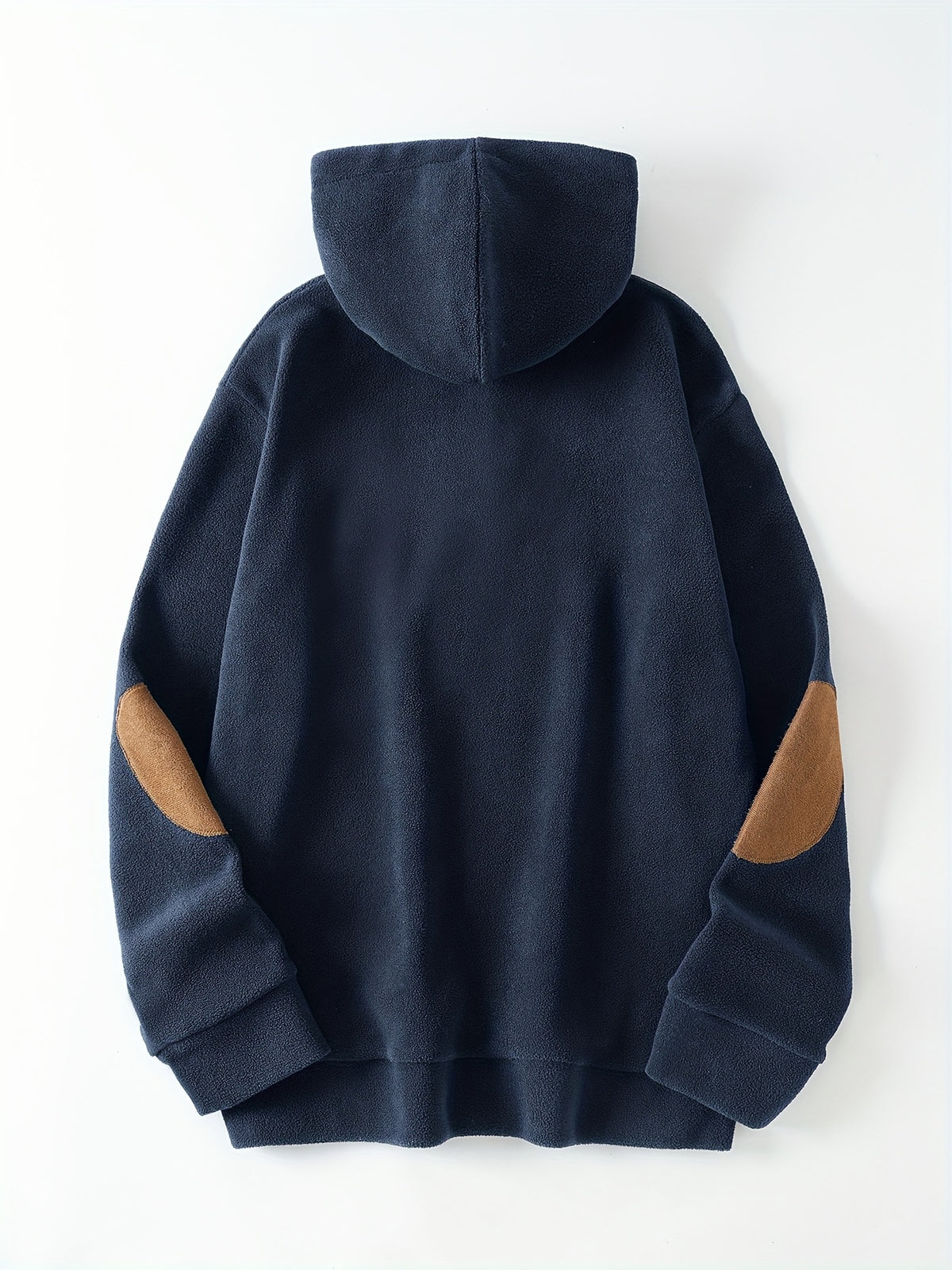 New Men's Autumn/Winter Casual Fashion Hooded Sweatshirt, Heavyweight Thickened Hooded Sporty Trendy Sweatshirt Jacket, for Daily Outings, Holiday Gifts, Great for Gifting to Family and Friends - Navy Color