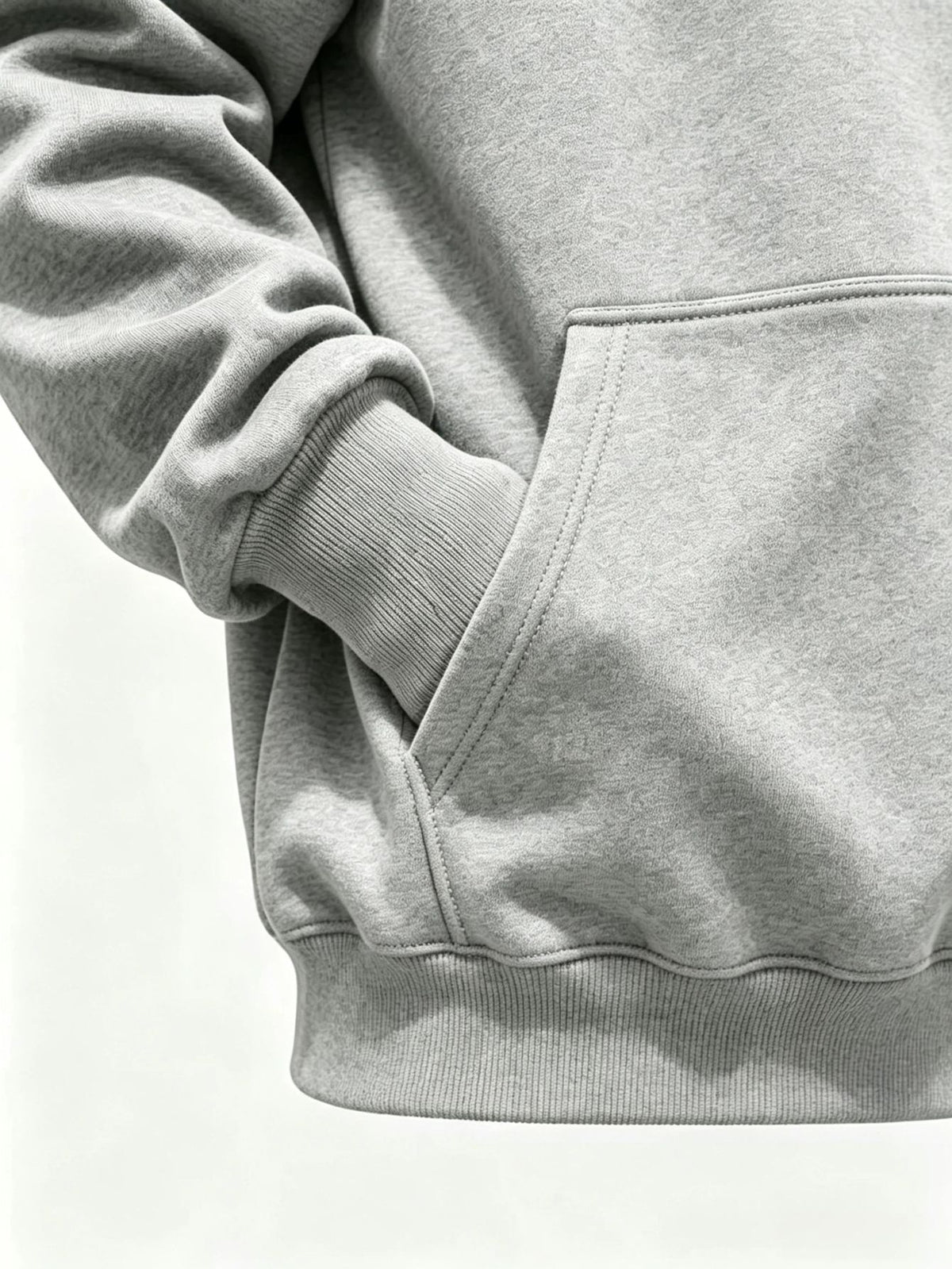 Men'S Hoodie, Fitness Motivation Event, No Pain No Gain Muscular Duck Graphic, Pullover Hoodie, Casual Streetwear Style, Gym And Daily Wear for Fall Winter, Front Pocket And Drawstring Hood Design - Light Grey