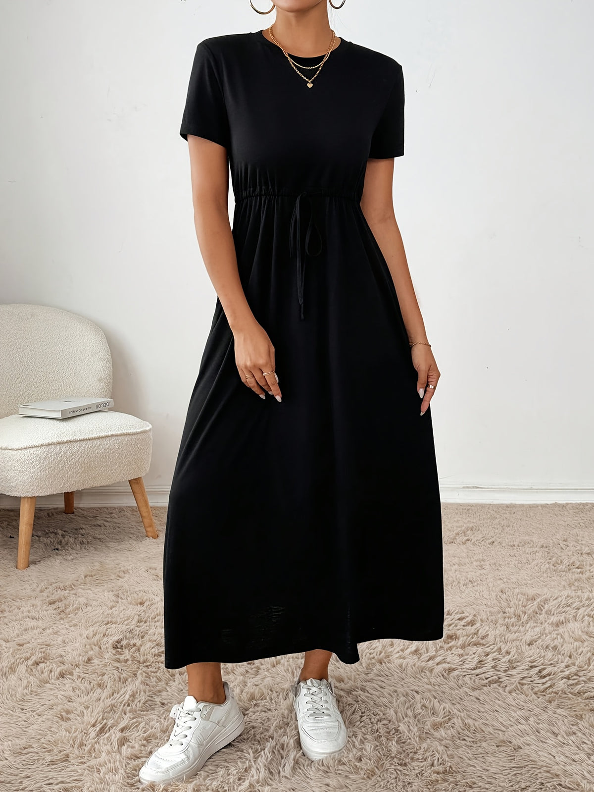 Women's Fashion Dress - Black