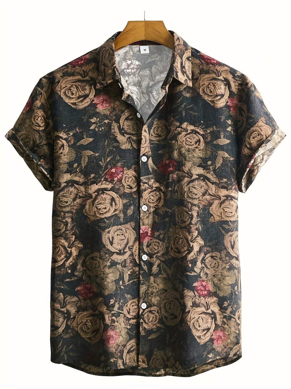 Men's Tropical Print Shirt - Multicolor