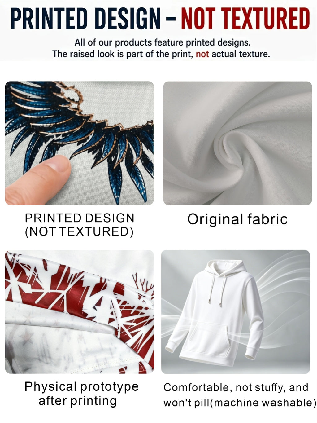 [Print Design, Not Textured] Men'S Hoodie, White Base with Black And Golden Number 07 Crown Text, Digital Print Long Sleeve, Suitable for Street Outings, Daily Commute, And Casual Wear, Loose Fit, Comfortable And Breathable, Non-Tight - Mixed colors