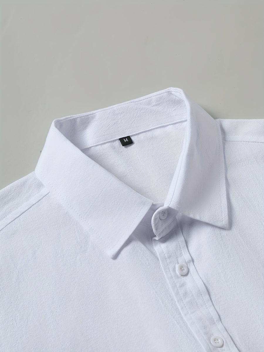 Men'S Casual Shirt - White