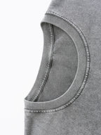 Superman Logo Hand Drawn Sketch Print T-Shirt for Men with A Niche Design Sense, Superhero Anime Peripheral Top - Grey